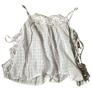 American Eagle Outfitters White Lace Camisole